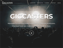 Tablet Screenshot of gigcasters.com